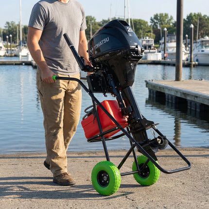 Hibo Buitenboordmotor Trolley PU Wielen