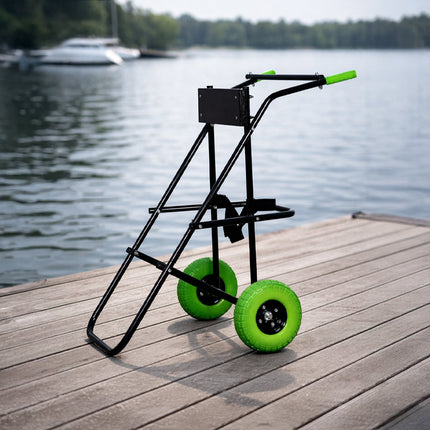 Hibo Buitenboordmotor Trolley PU Wielen
