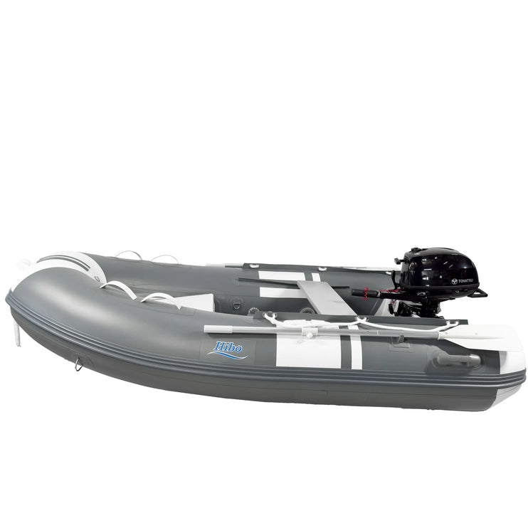 HIBO PRO Aluminium RIB Boot Style Grijs/Wit 2.50 Met Buitenboordmotor Tohatsu