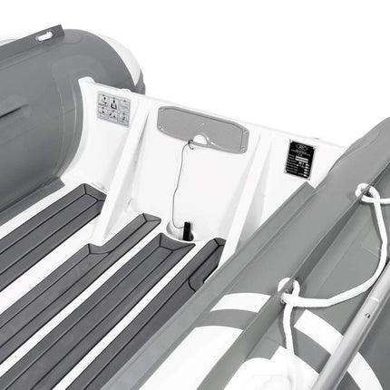 Hibo PRO Aluminium RIB Boot Style Grijs/Wit 3.80