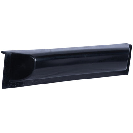 Majoni Steigerfender Jetty Recht 50 x 10 cm Zwart