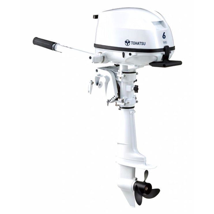 Tohatsu Buitenboordmotor 6 PK Kortstaart (SS) Beluga White