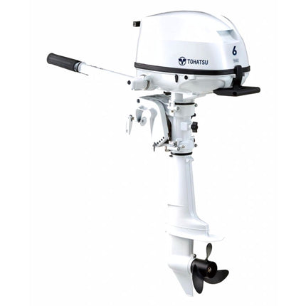 Tohatsu Buitenboordmotor 6 PK Kortstaart (SS) Beluga White